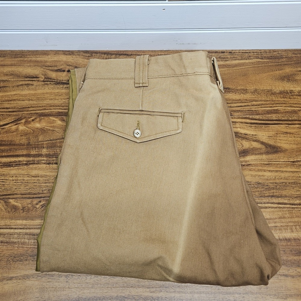 Vintage Woolrich Hunting Brush Pants Men's‎ Size 38X30 Canvas Made In USA Look